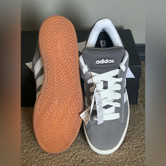 Adidas Men's Grand Court Alpha 00s Classic Gray and White Sneakers size 11 - Picture 10 of 12